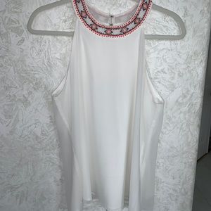 White Halter Blouse